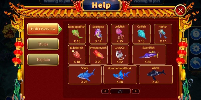 Những loại cá siêu cấp đa dạng, sống động với thưởng cực cao 